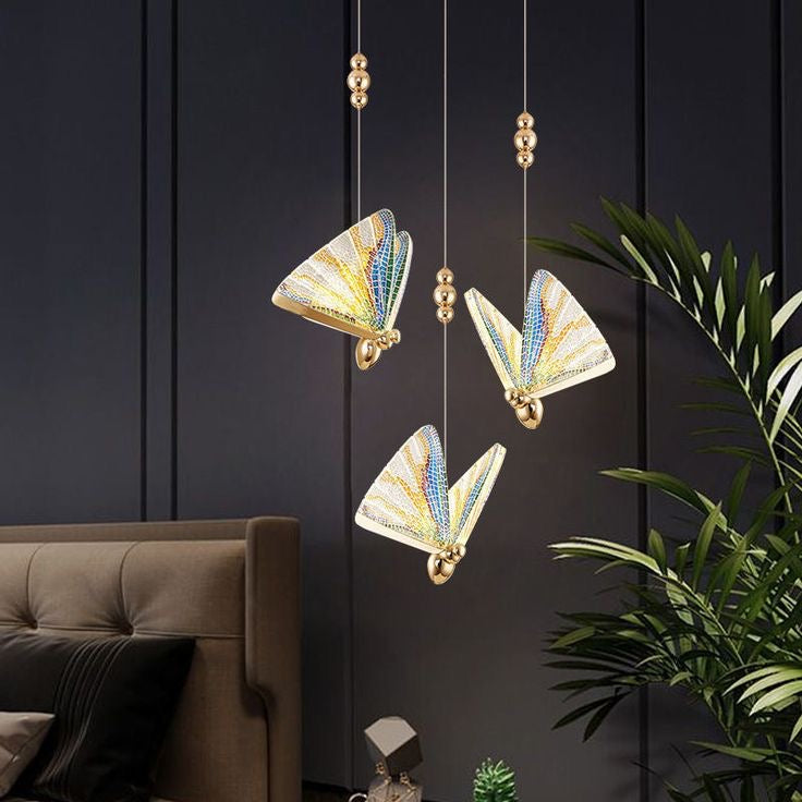 LUXURY BUTTERFLY PENDANT - AURA LIGHT