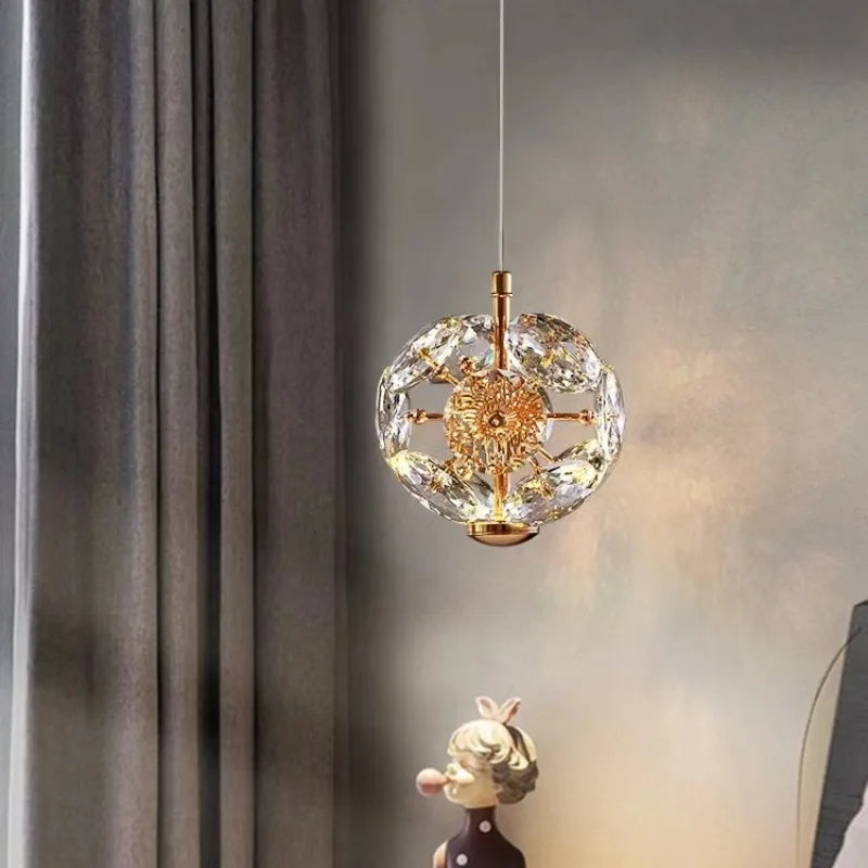 MODERN BEDSIDE K9 CRYSTAL LIGHT - AURA LIGHT