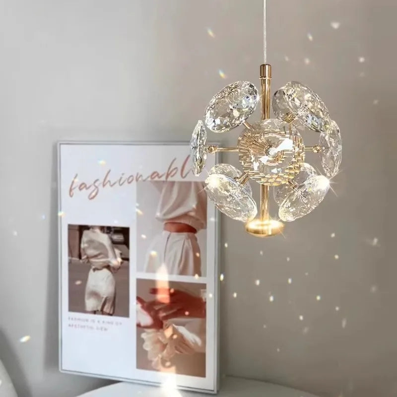 MODERN BEDSIDE K9 CRYSTAL LIGHT - AURA LIGHT