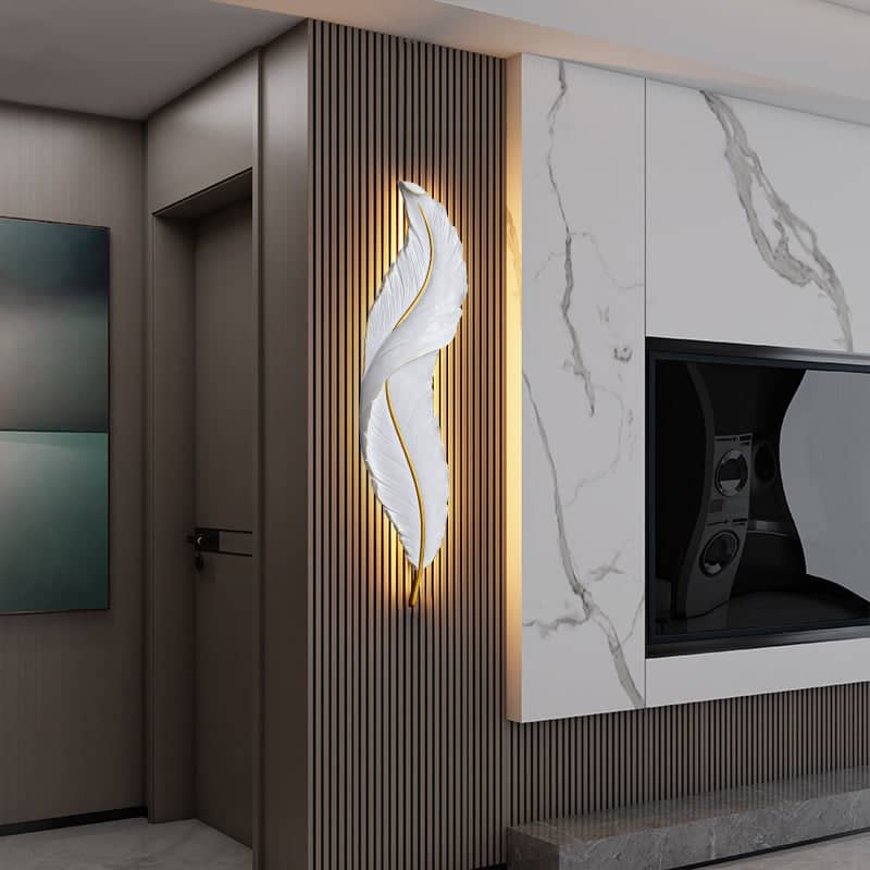 FEATHER WALL LIGHT (2 FT) - AURA LIGHT