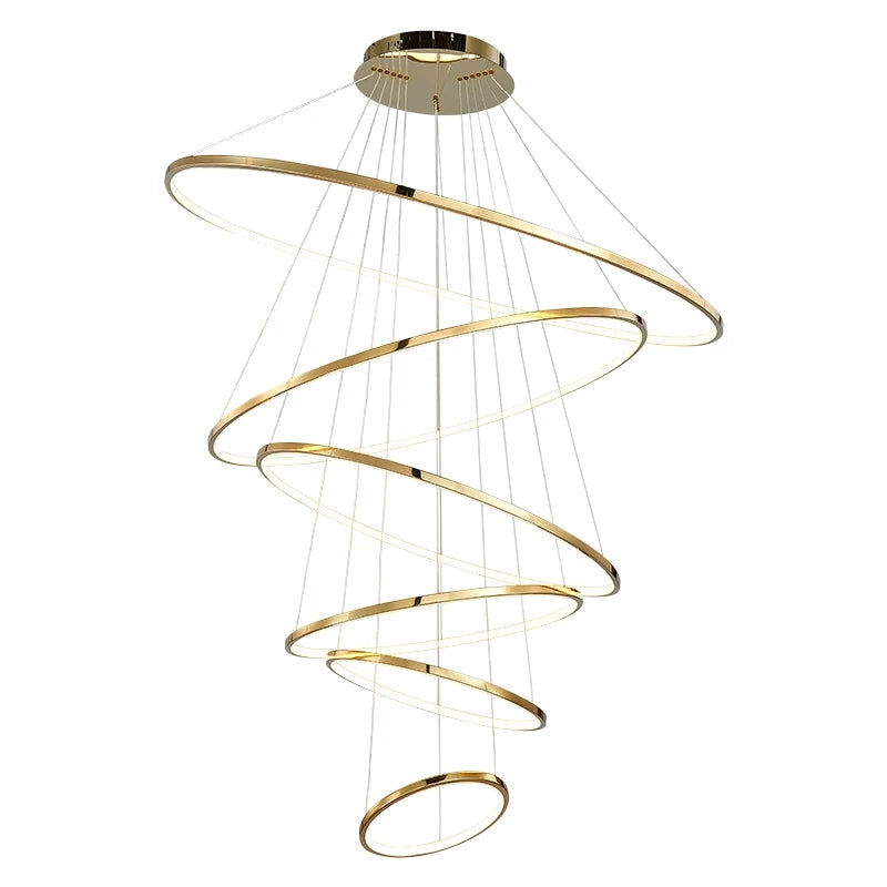 LED GOLD CHANDELIER - AURA LIGHT