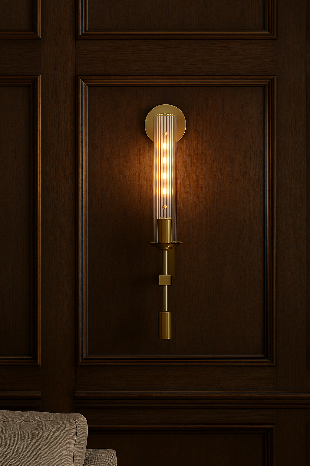 MODERN TUBE WALL SCONCE - AURA LIGHT