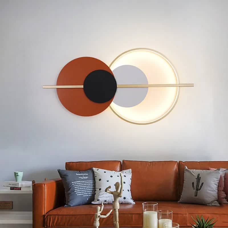 LED ROUND METAL WALL LIGHT - AURA LIGHT