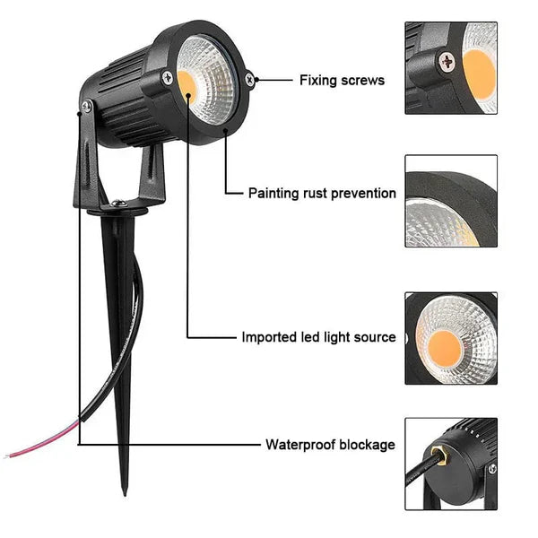 LANDSCAPE LED SPIKE LIGHT - AURA LIGHT