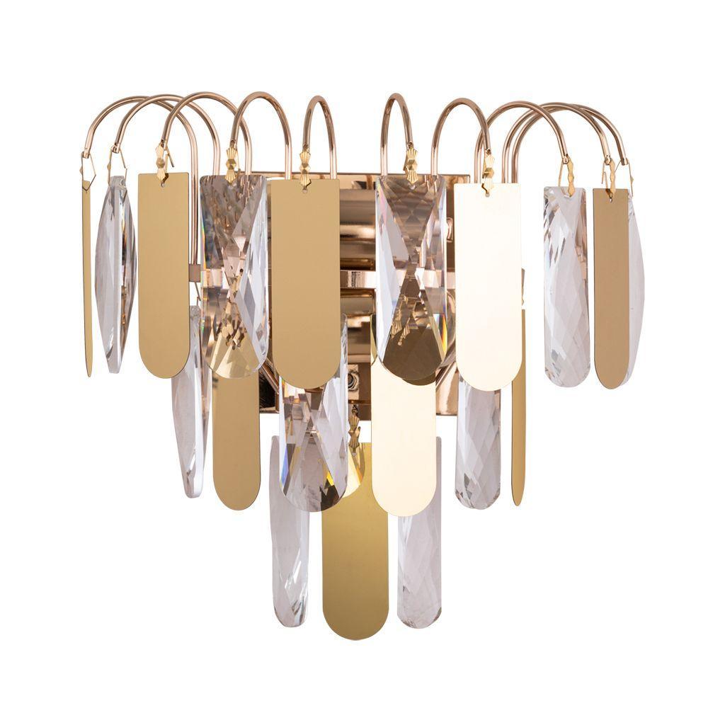 MODERN CRYSTAL STRIPES WALL LIGHT