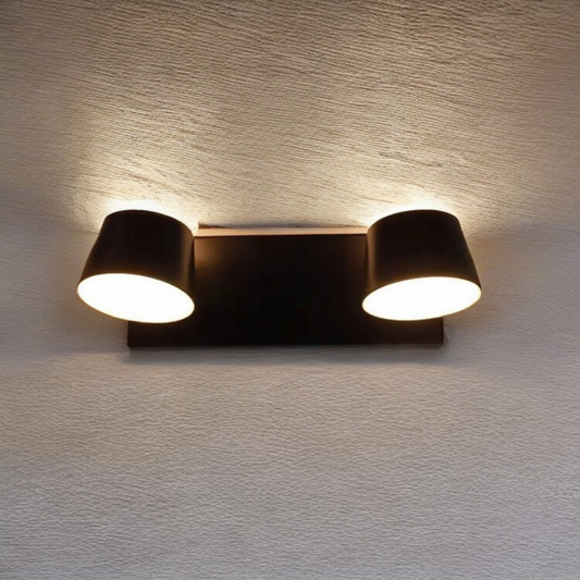 ADJUSTABLE DUAL-HEADED WALL LIGHTS