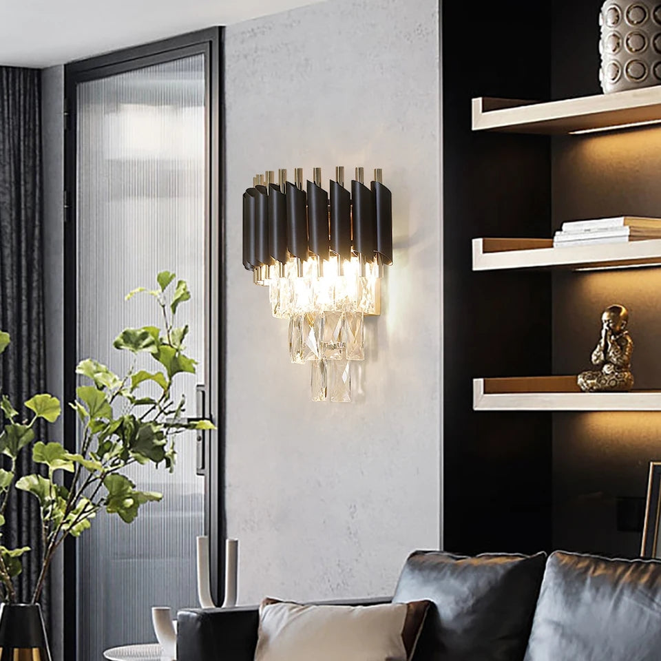 LUXURY CRYSTAL WALL LIGHT