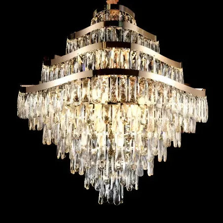 LUXURY STAIRCASE CHANDELIER 19 LIGHTS