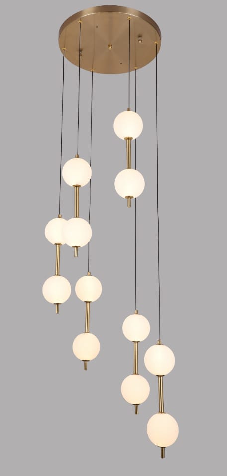 DOUBLE GLOBE PENDANT LIGHT