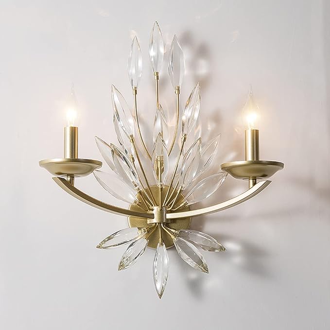 CRYSTAL PETAL WALL LIGHT