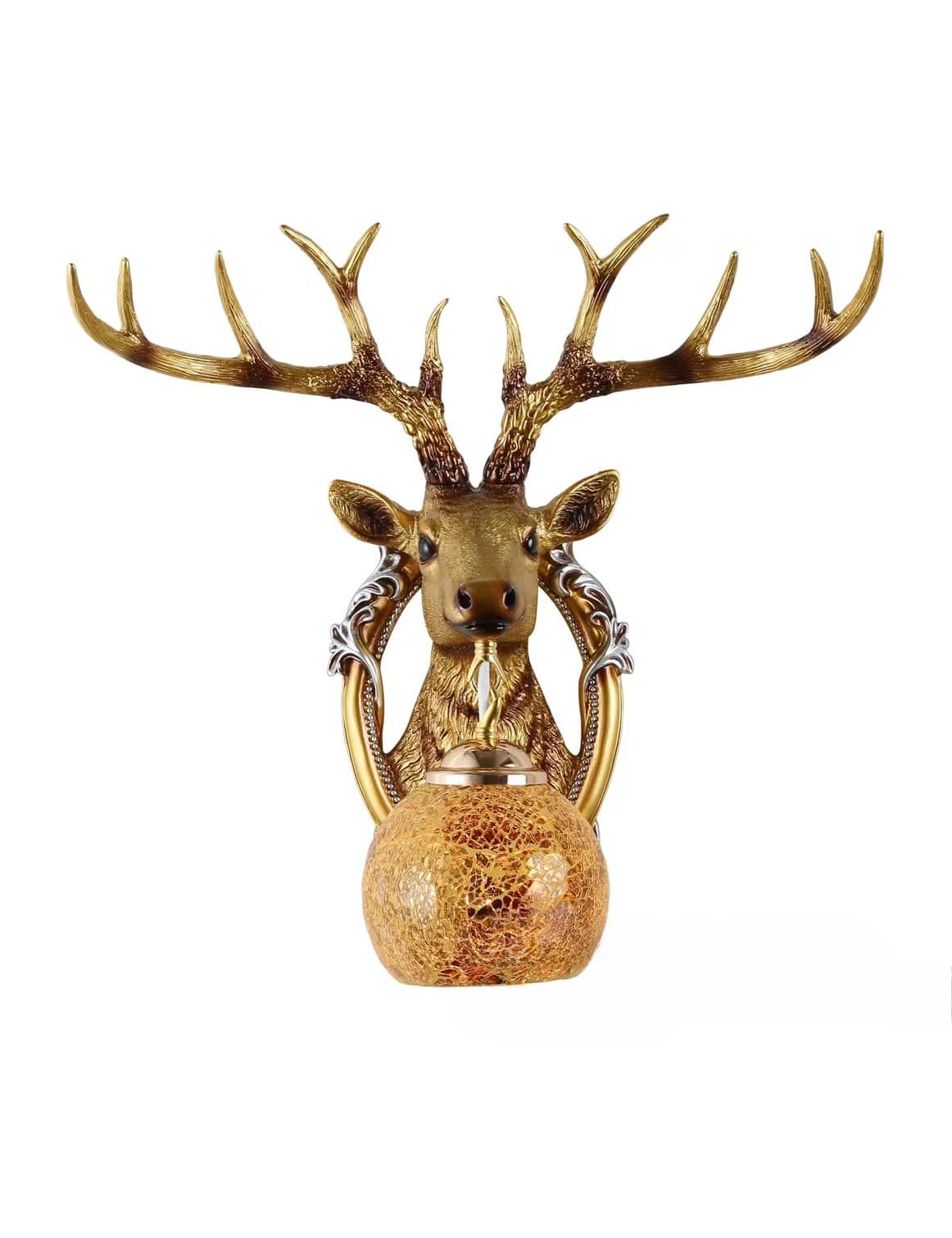 DEER HEAD WALL LIGHT