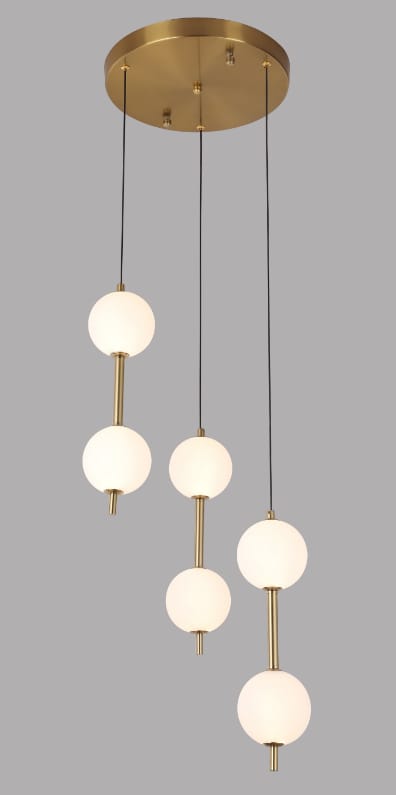 DOUBLE GLOBE PENDANT LIGHT