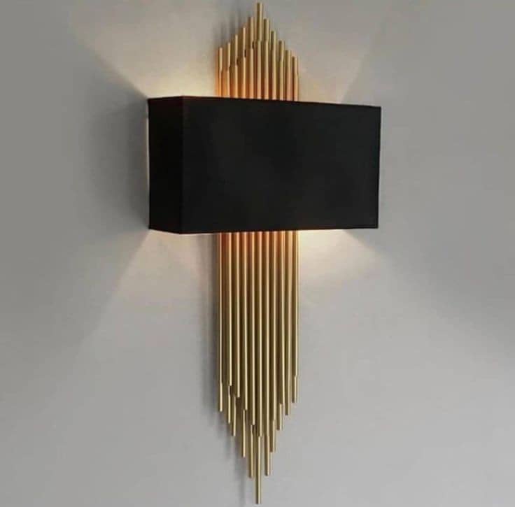 FABRIC SHADE WALL LAMP