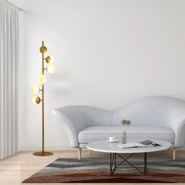 BALL GOLD FLOOR LAMP