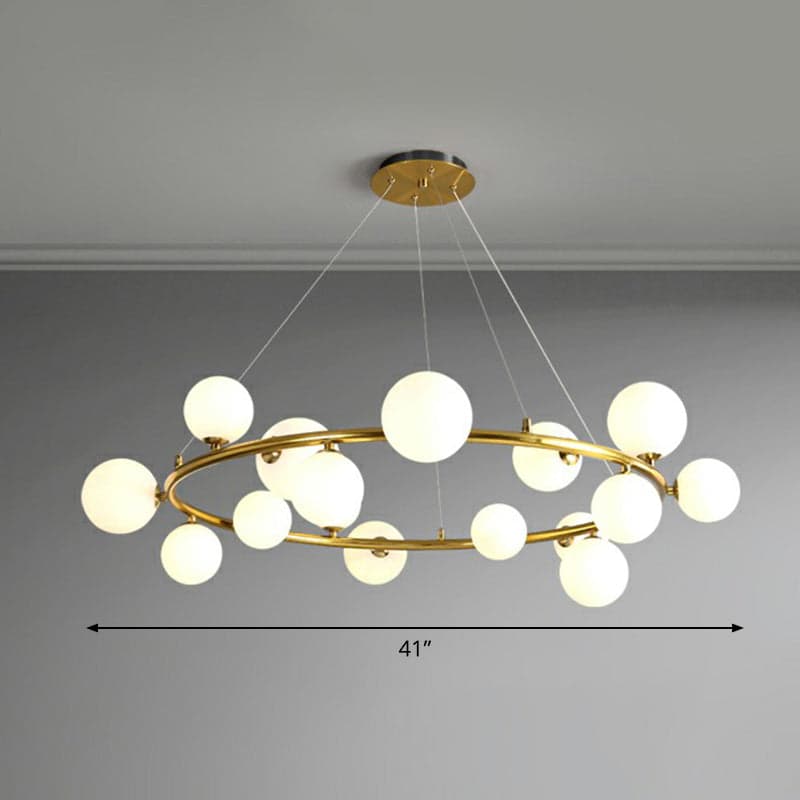 ROUND GLOBE CHANDELIER