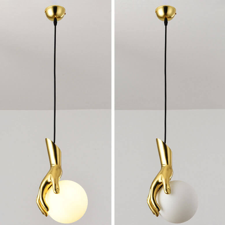 HAND GLOBE PENDANT LIGHT