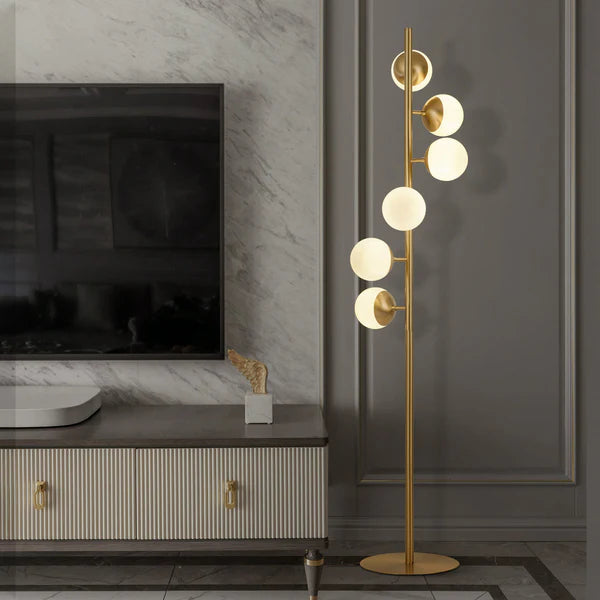 BALL GOLD FLOOR LAMP