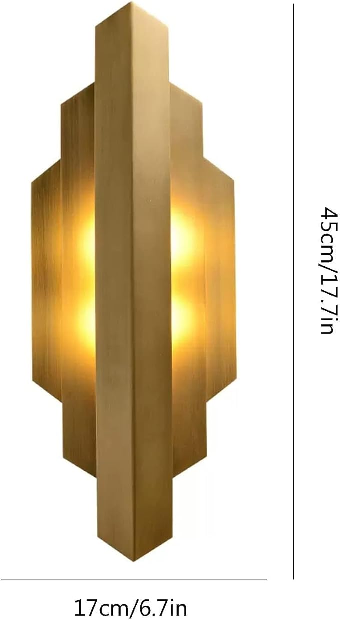 GOLD CRAFT WALL LIGHT