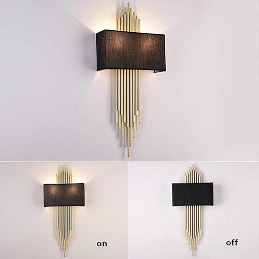 FABRIC SHADE WALL LAMP