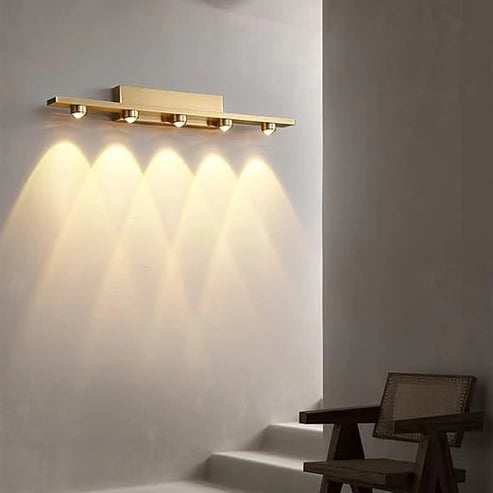 LED BRASS MIRROR LIGHT