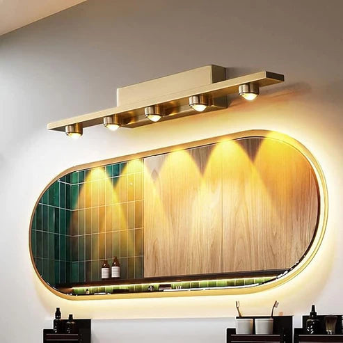 LED BRASS MIRROR LIGHT