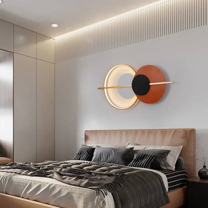 LED ROUND METAL WALL LIGHT