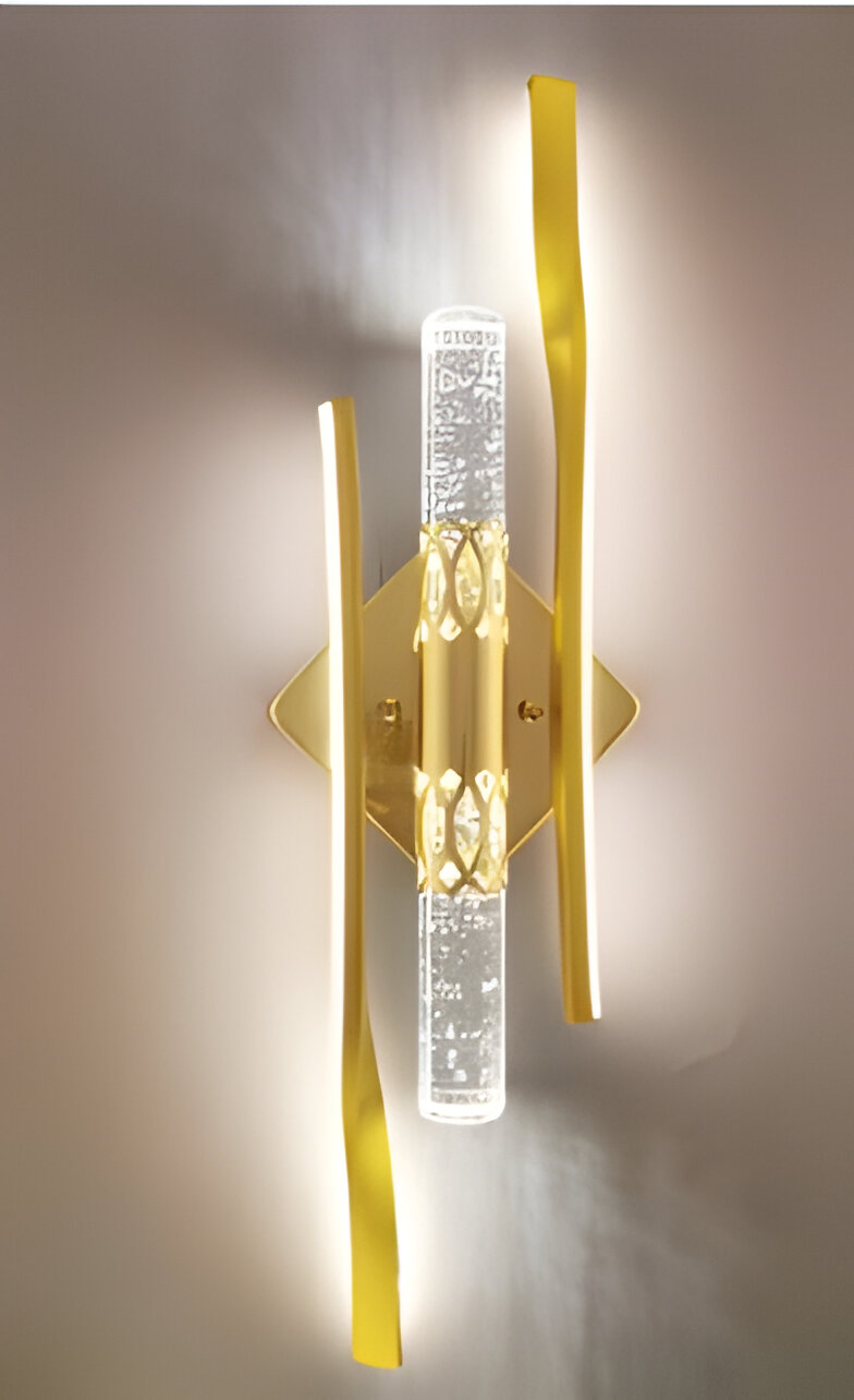 CRYSTAL LED WALL SCONCE