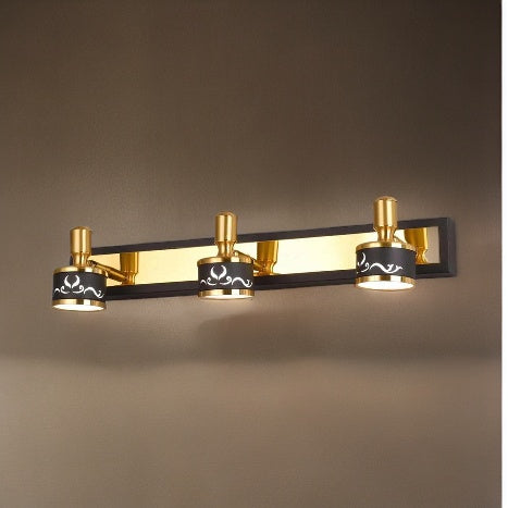 BLACK & GOLD PICTURE & VANITY LIGHT