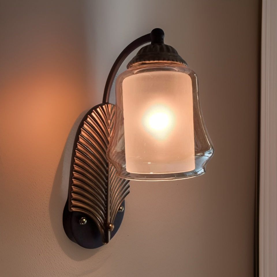 VINTAGE LEAF STYLE WALL LIGHT