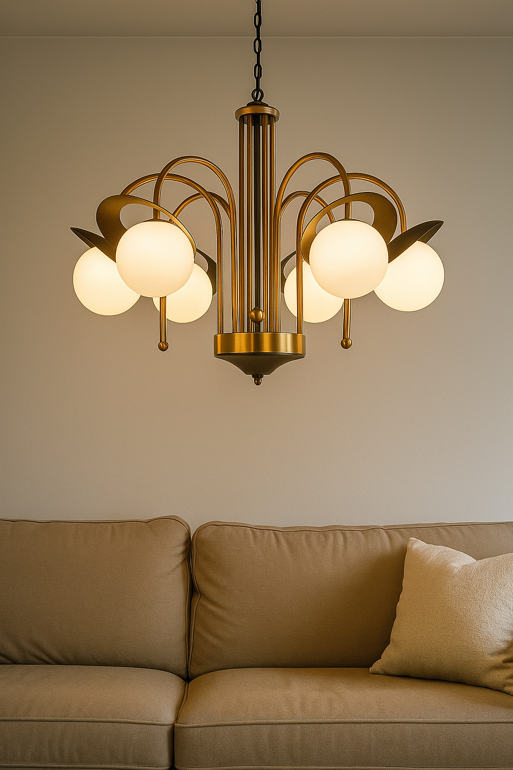 Ball chandelier