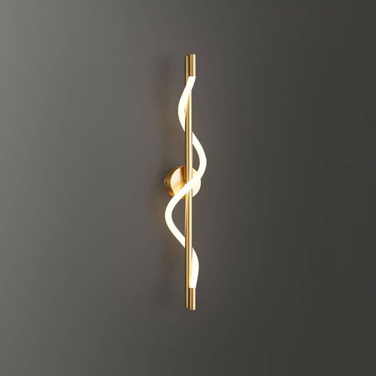 LINEAR CURVE WALL SCONCE